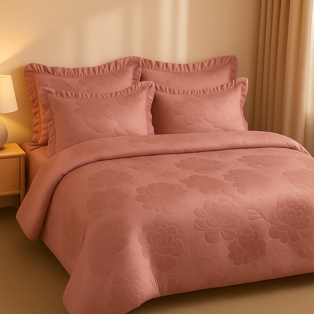 MAMS Satin 5pc Comforter Set