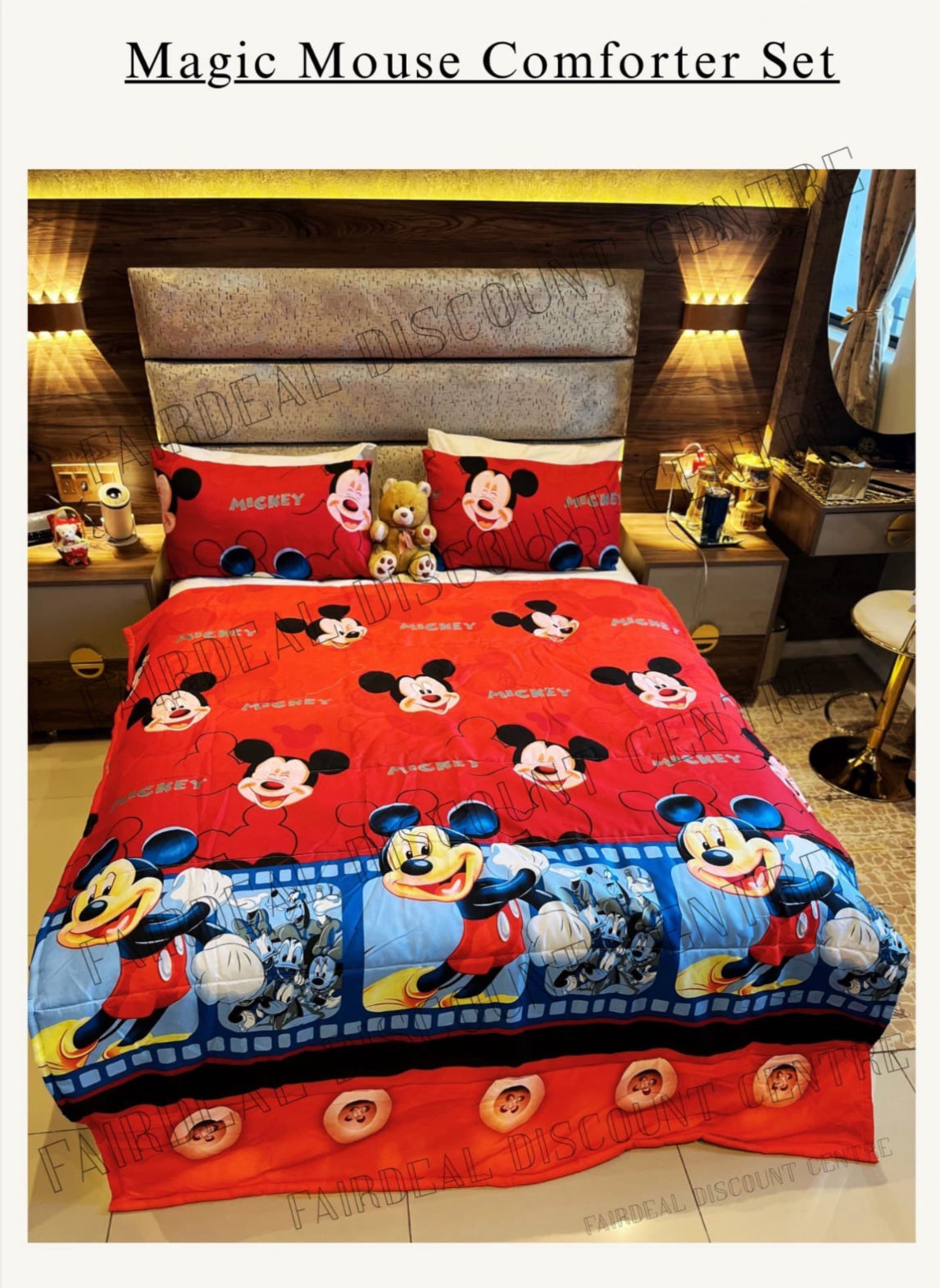 Kids Character Comforter (3pc)
