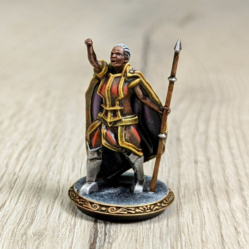 Kämpferin, Mensch, weiblich (unbemalt) [#2]