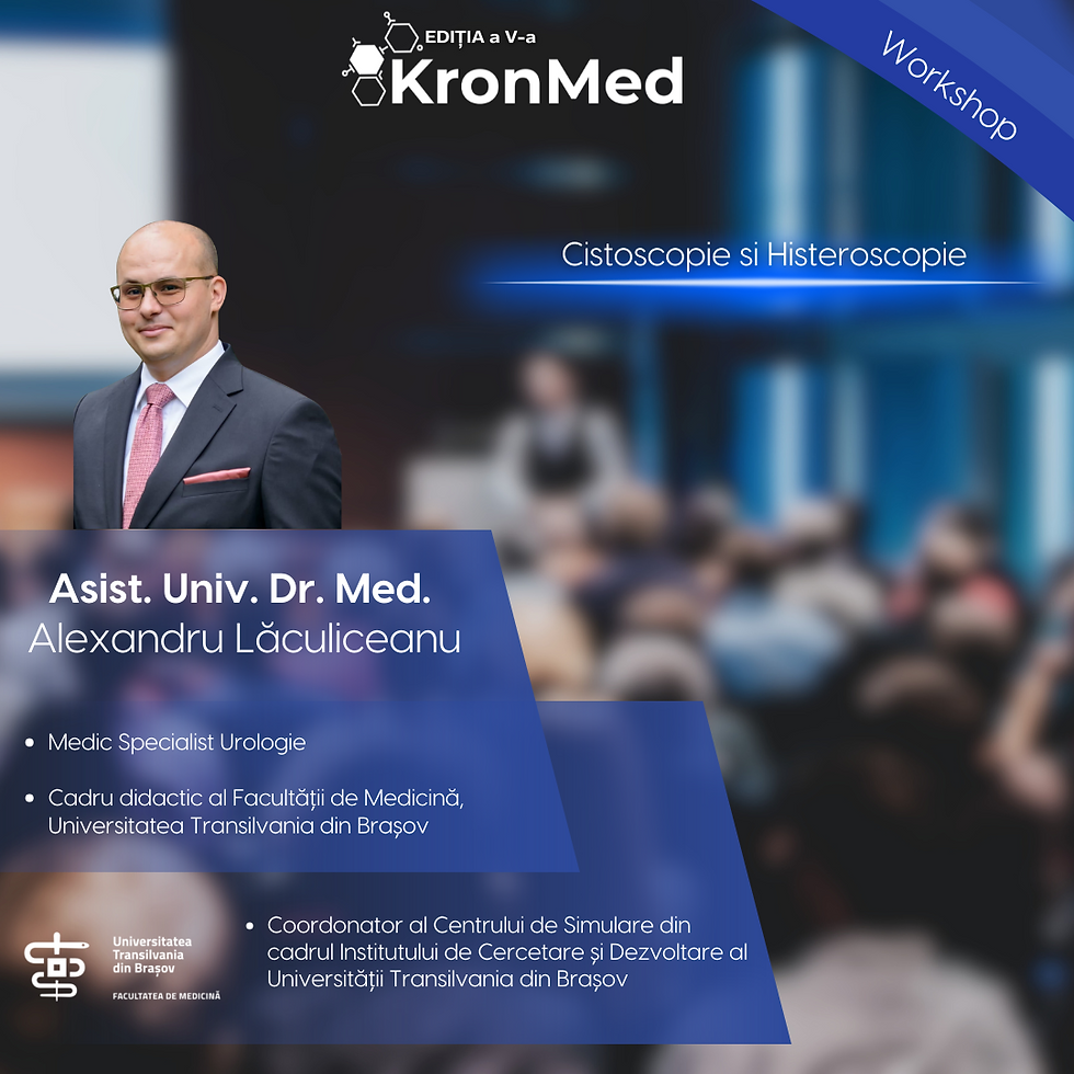 Asist. Univ. Dr. Med.  Alexandru Lăculiceanu: Cistoscopie
