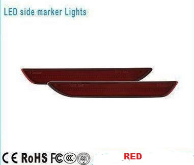Thumbnail: RED Mustang S550 2015-23 Illuminated LED Side Marker Kits