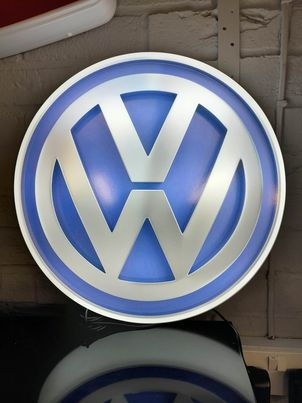 Thumbnail: VW Owners Illuminated Dealers Garage Sign