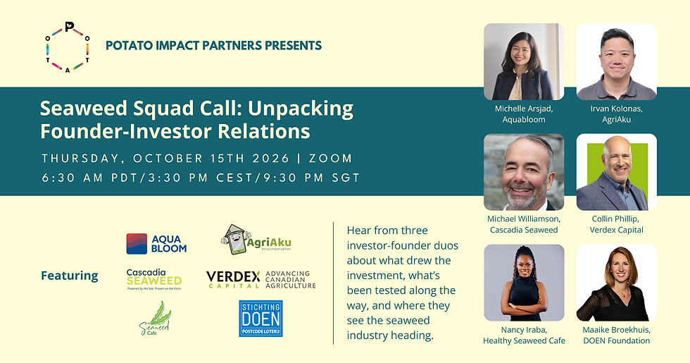 October 2026 Seaweed Squad Call: Unpacking Founder-Investor Relations