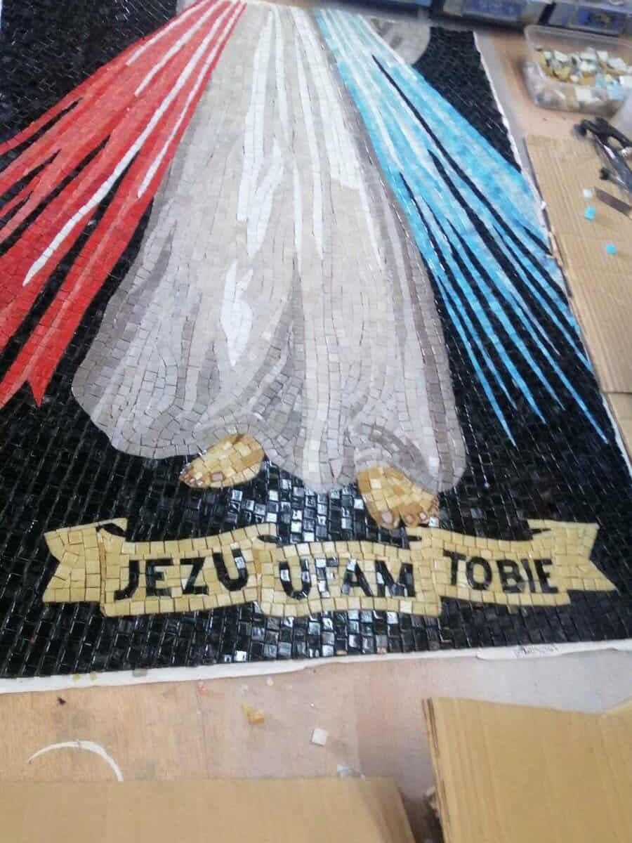 Thumbnail: Divine Mercy  Mosaic Image