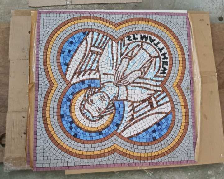 Thumbnail: Custom Religious Art Mosaic Portrait