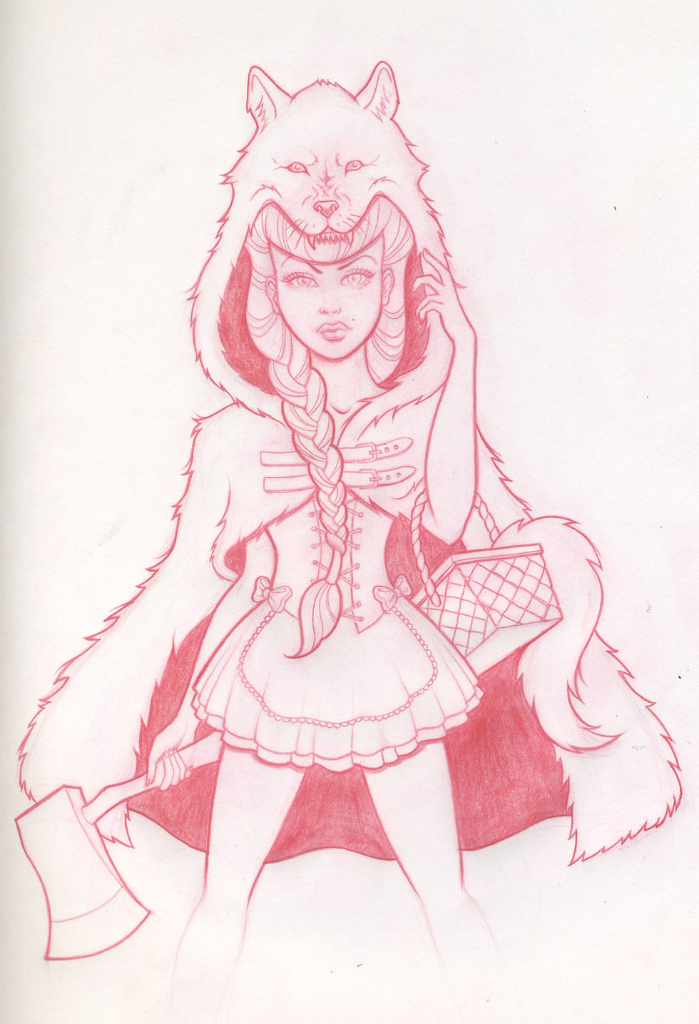 Riding Hood Redesign Rough