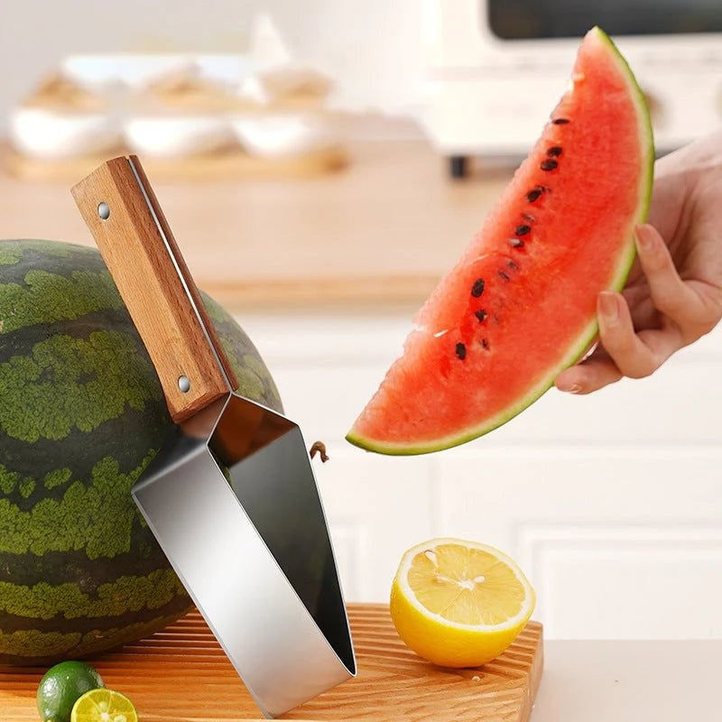 Thumbnail: New Watermelon Splitter Watermelon Cutting Artifact 430 Stainless Steel Cutting 