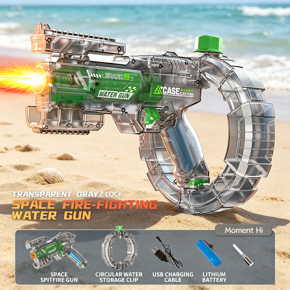 Thumbnail: Electric Water Gun Ice Rat with Light Sound Energy Gathering Ring Continuous Fir