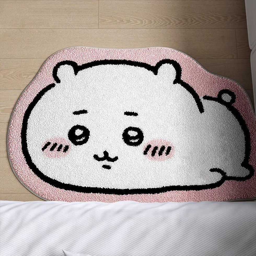 Thumbnail: Floor Rug Anti-slip Soft Carpet For Bedroom Living Room Bedside Decorative Mat P