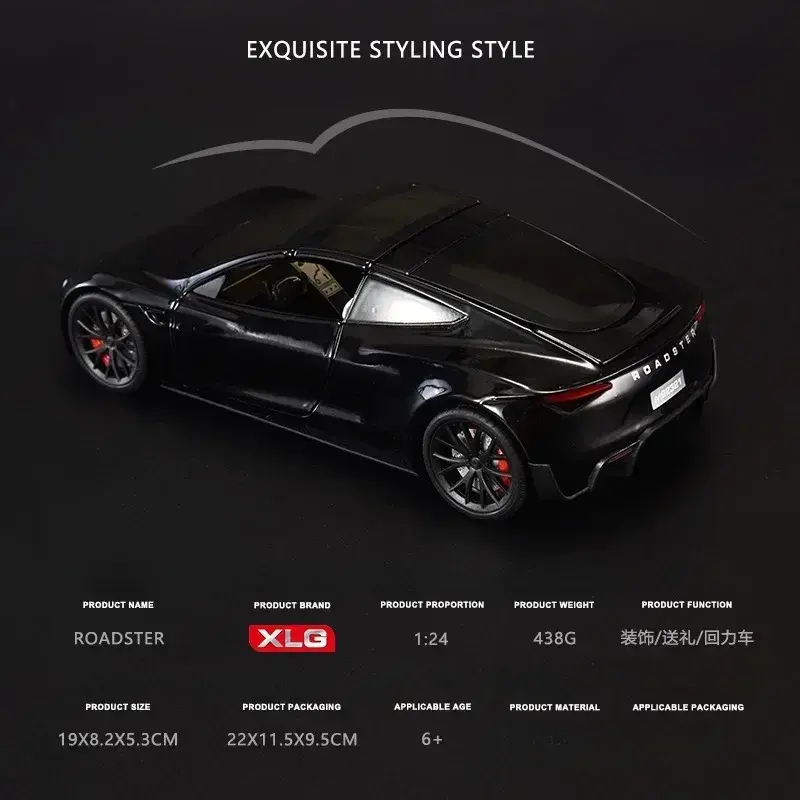 Thumbnail: 1:24 Scale Alloy  Roadster Sport Car Model Diecast Metal Toy Vehicles Convertibl