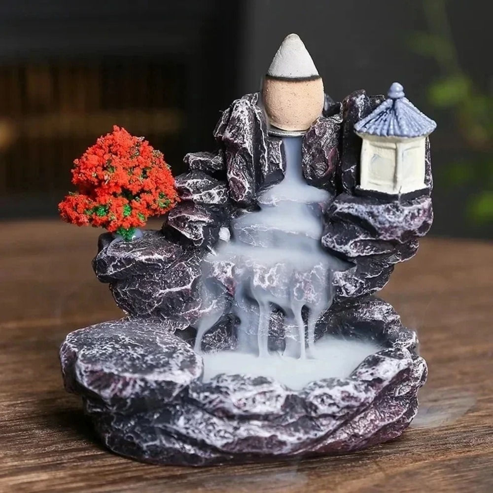 Recirculating aromatherapy container, droplet-shaped aromatherapy burner, home d