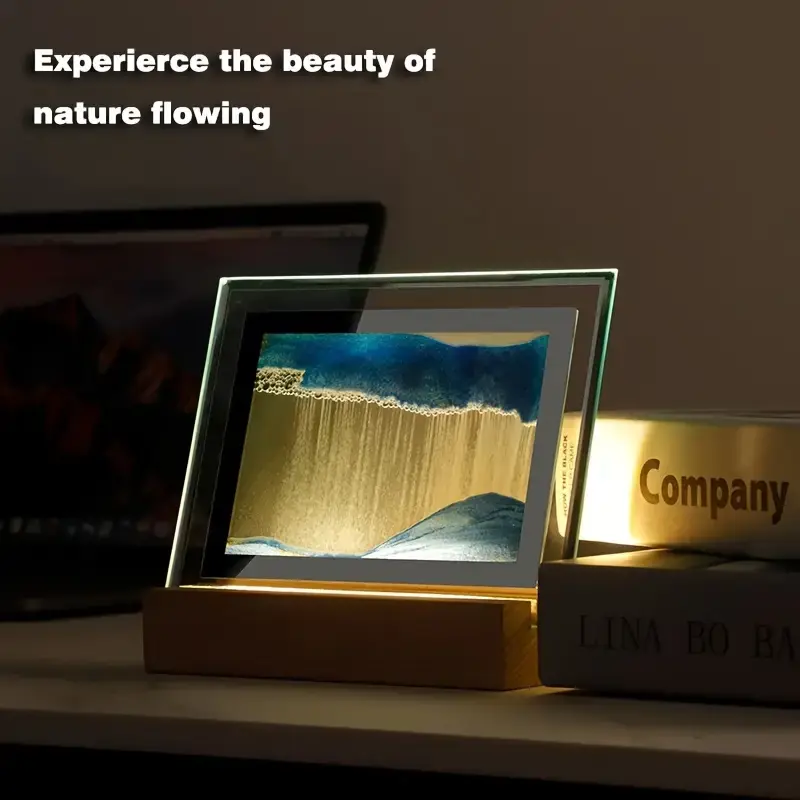 Thumbnail: Quicksand Art Desk Lamp - USB 3D Night Light