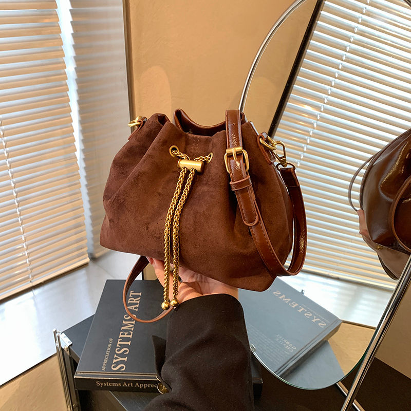 2026 Soft Commuting Crossbody Bags Faux Suede Sewing Hot Sale Bags for WomenThre