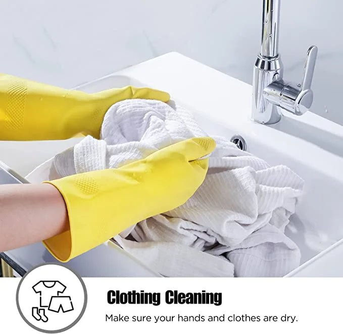Thumbnail: Yellow Household Latex Gloves
