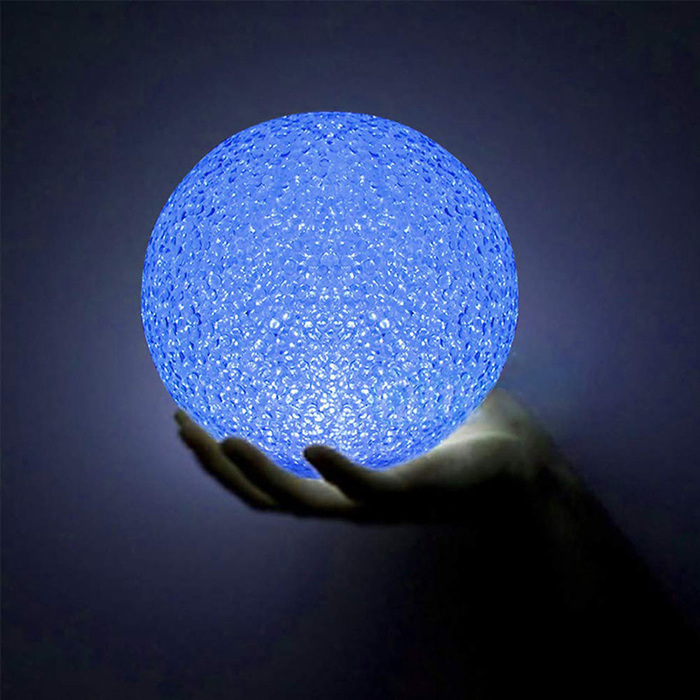Thumbnail: 8/10/12/14CM Creative Hand Holding Luminous Magic Crystal Ball Lamp Color Changi