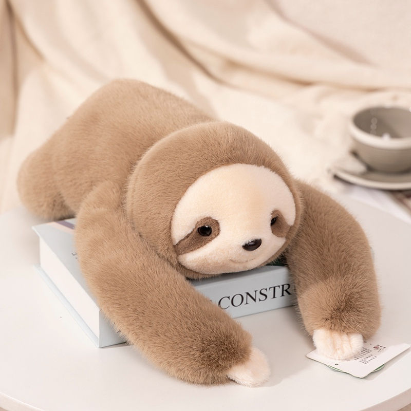 Thumbnail: 30-65cm High Quality Plush Animals Raccoon Throw Pillow Soft Long-arm Dinosaur S