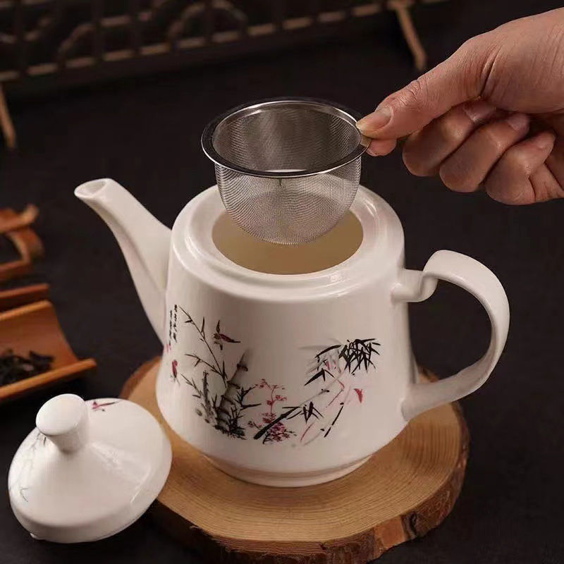 1Pcs Reusable Stainless Steel Mesh Tea Infuser Strainer Teapot Tea Leaf Spice Fi