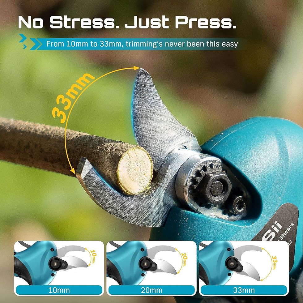 Thumbnail: Seesii 33mm Brushless Electric Trimming Scissors Cordless Fruit Tree Branch Prun
