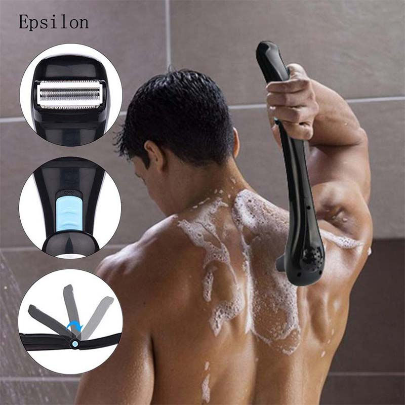 High Quality Folding Back Shaver For Men Body Groomer Trimmer Back Hair Removal