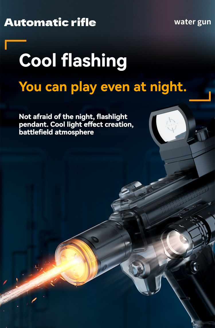 Thumbnail: Summer Outdoor Large Capacity Electric Shooting Water Gun Toy, MK3 Large Fully A