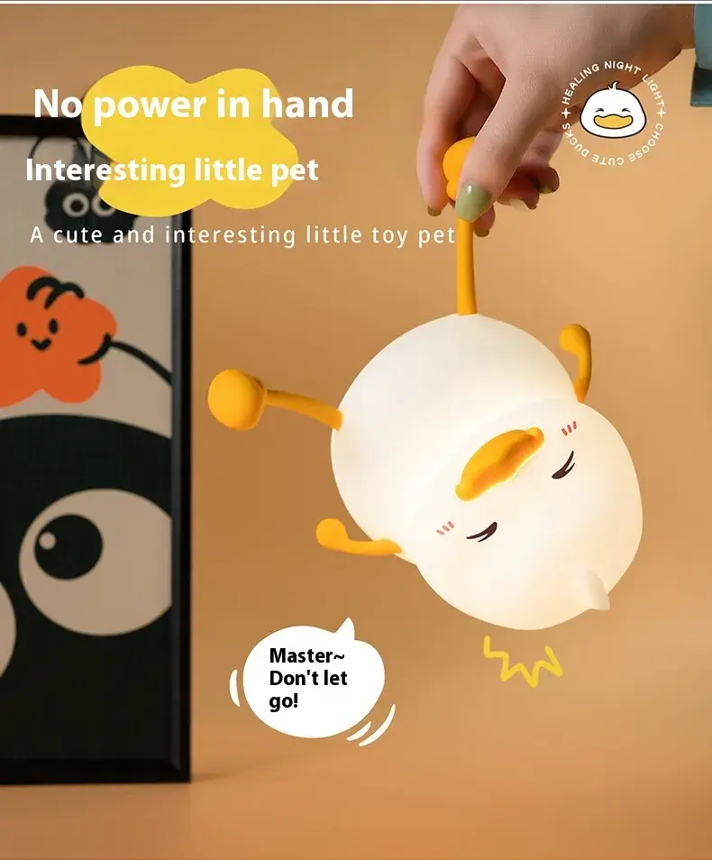 Thumbnail: Small Silicone Duck Night Lamp