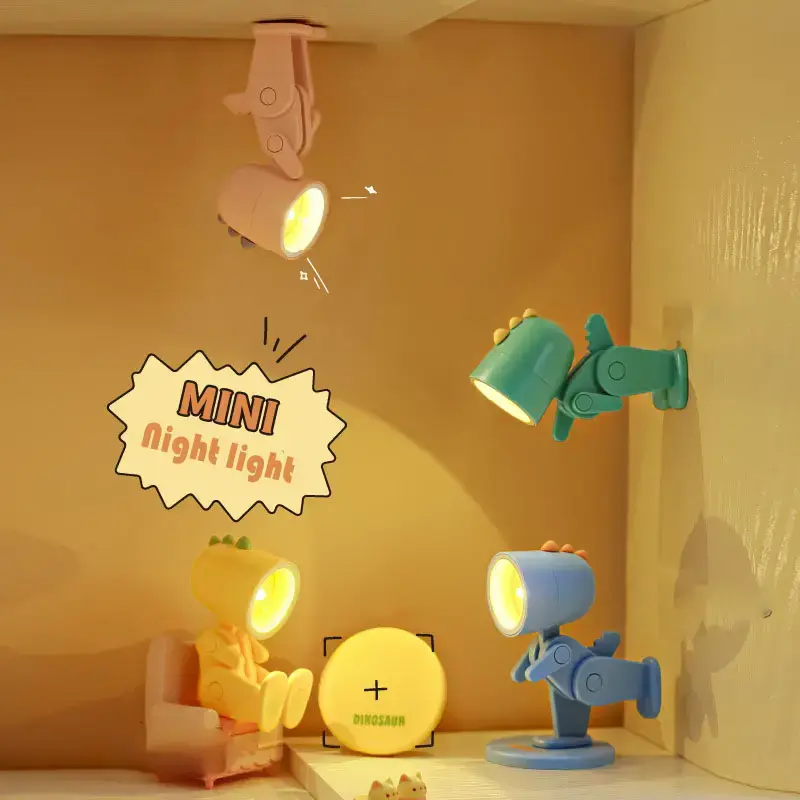 LED Cute Night Light with Adjustable Cartoon Base