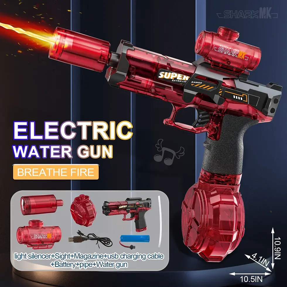 Thumbnail: Hot New In Stock LED Electric Water Gun Automatic Continuous Fire Water Blaster 