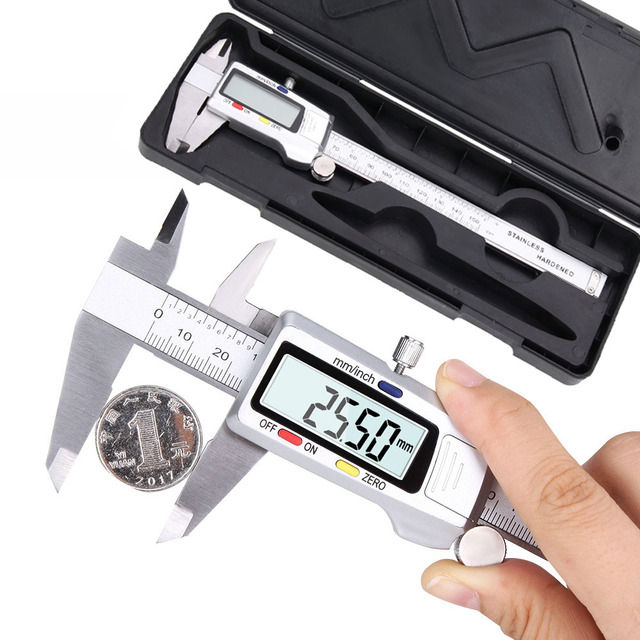 150mm Vernier Calipers Measuring Tool Stainless Steel Digital Caliper 6 inch Dig