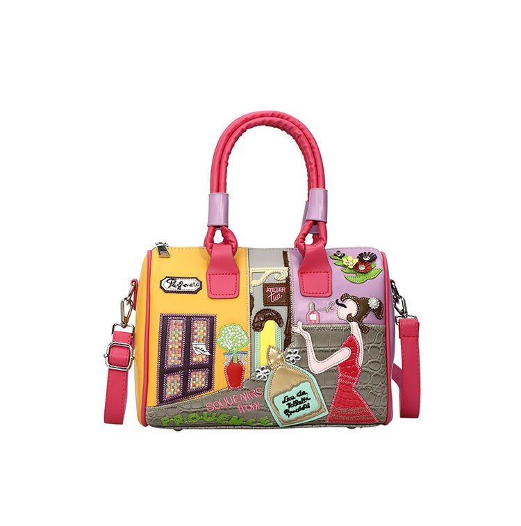 Thumbnail: Design Patchwork Zipper 2026 Hot Sale Women's Bags Retro High Quality Women's Ba