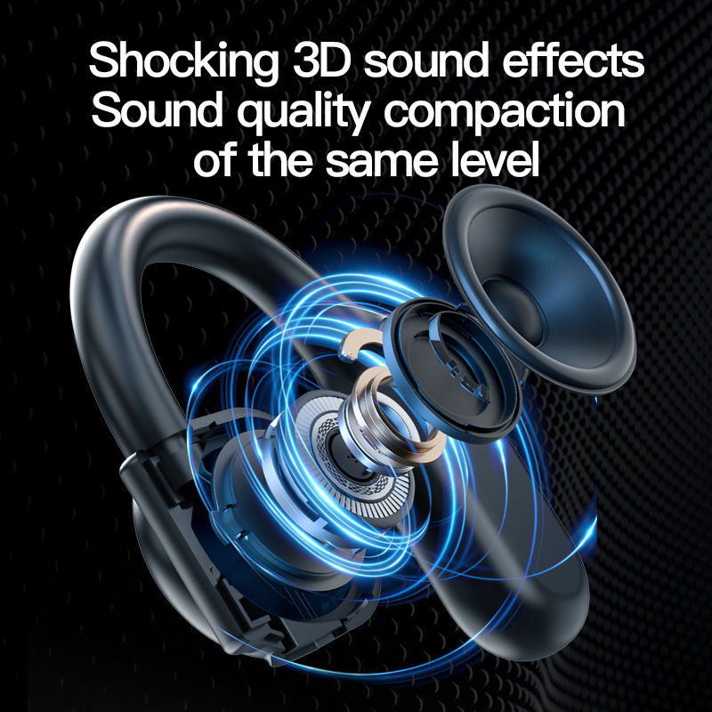 Thumbnail: New BY99 Bluetooth Wireless Ear Hook Headphones