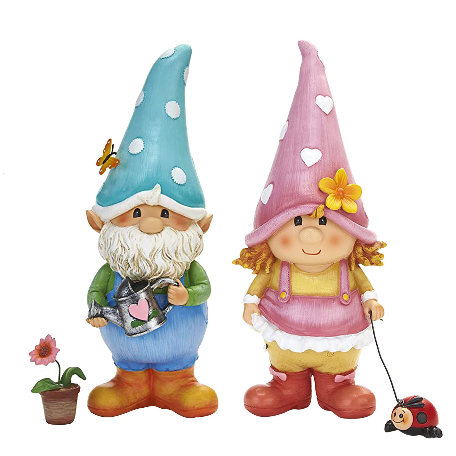 Funny Resin Garden Gnome Statue for Outdoor Decor
