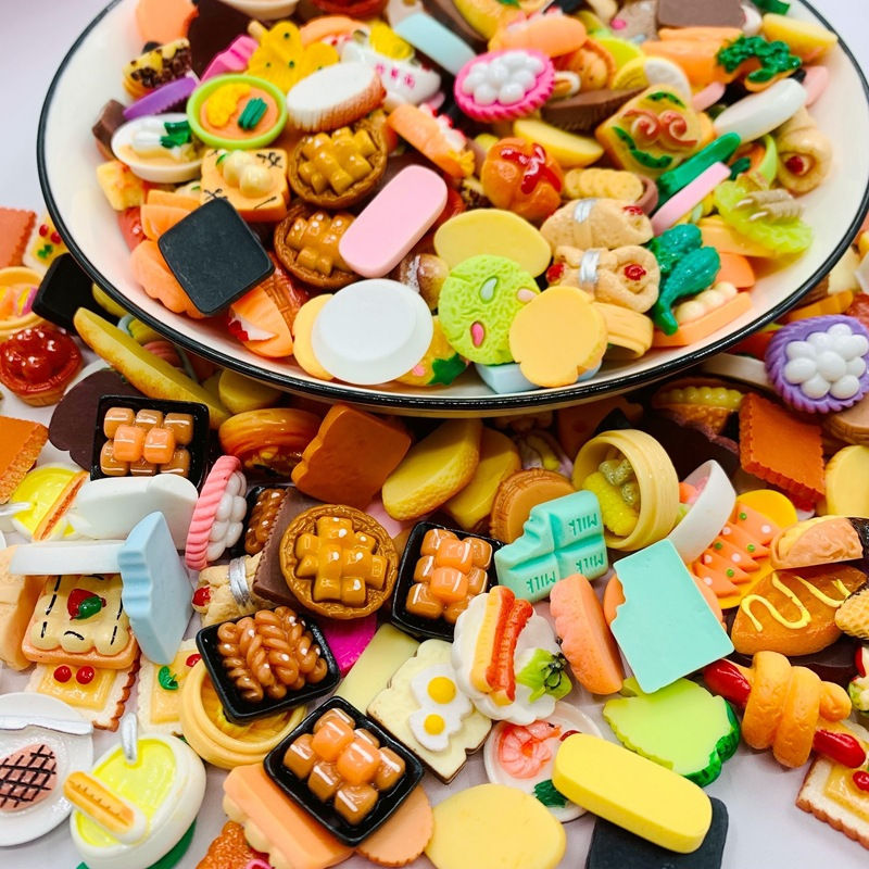 Thumbnail: Miniature Food Toys Mixed Resin Food Dolls Kitchen Pretend Toys Suitable for Dol