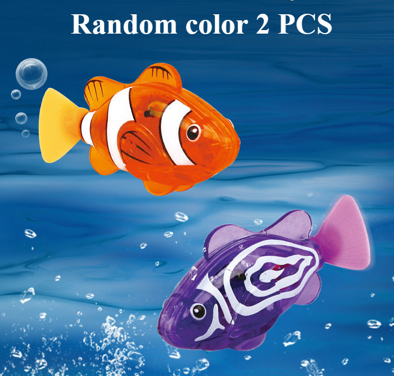 Thumbnail: Electronic Pet Sensing Light Shower Interactive Swimming Water Fish Children's T