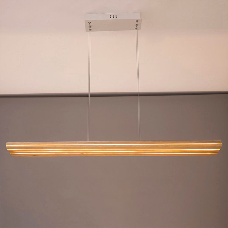 Thumbnail: Nordic Cracked Wood Wall light Long Crackle Solid Wood Wall lamp for Bedside Lam