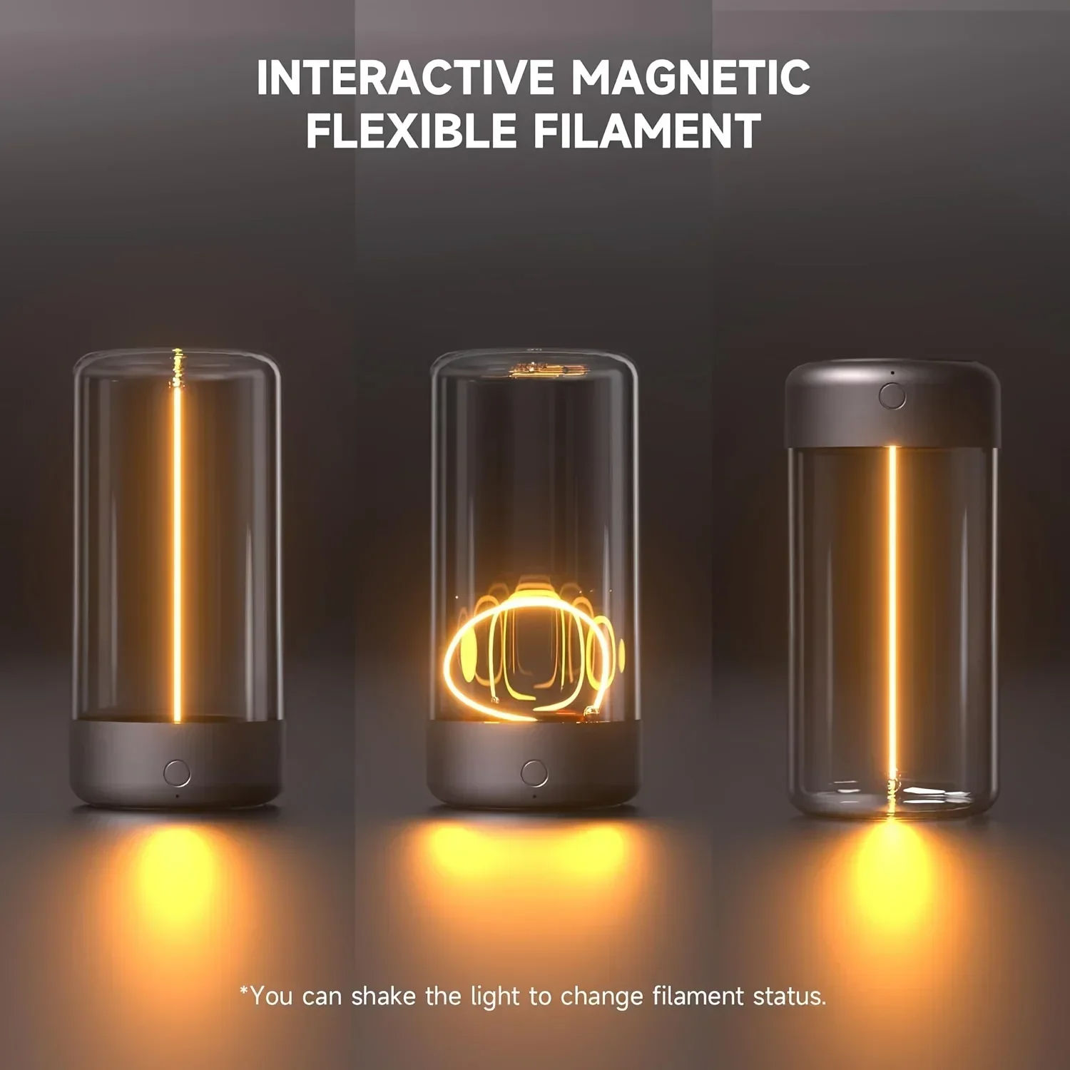HOMEFISH Portable Quantum Wire Ambient Magnetic Light Type-C Rechargeable Eye Pr