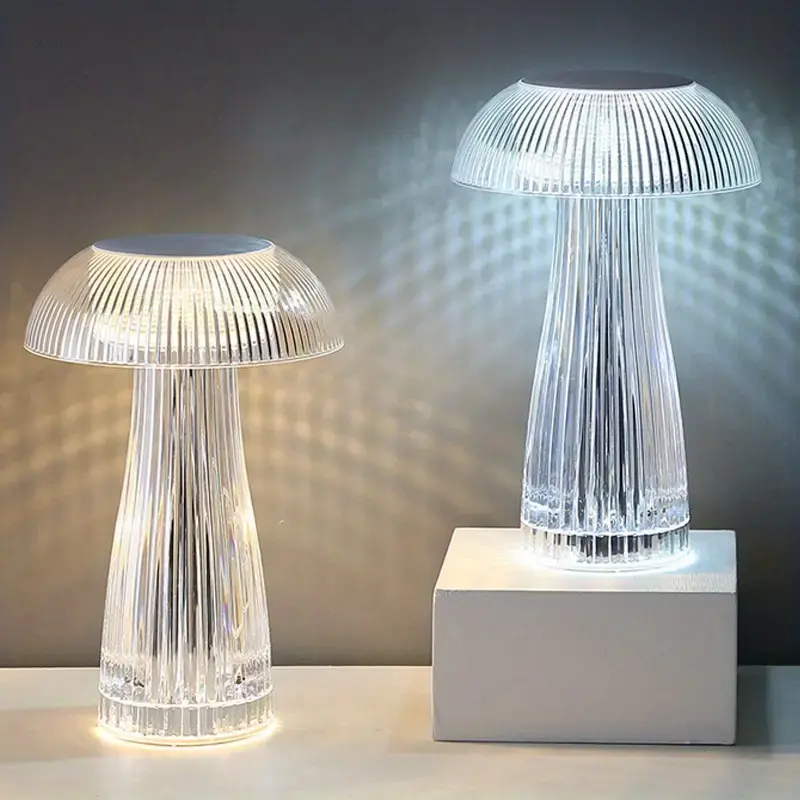 Thumbnail: 16 Color RGB Crystal Table Lamp - Touch USB Night Light