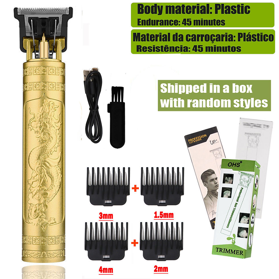 Thumbnail: OHS Rechargeable  Vintage T9 Cordless Hair Cutting Machine Electric Shaver For M