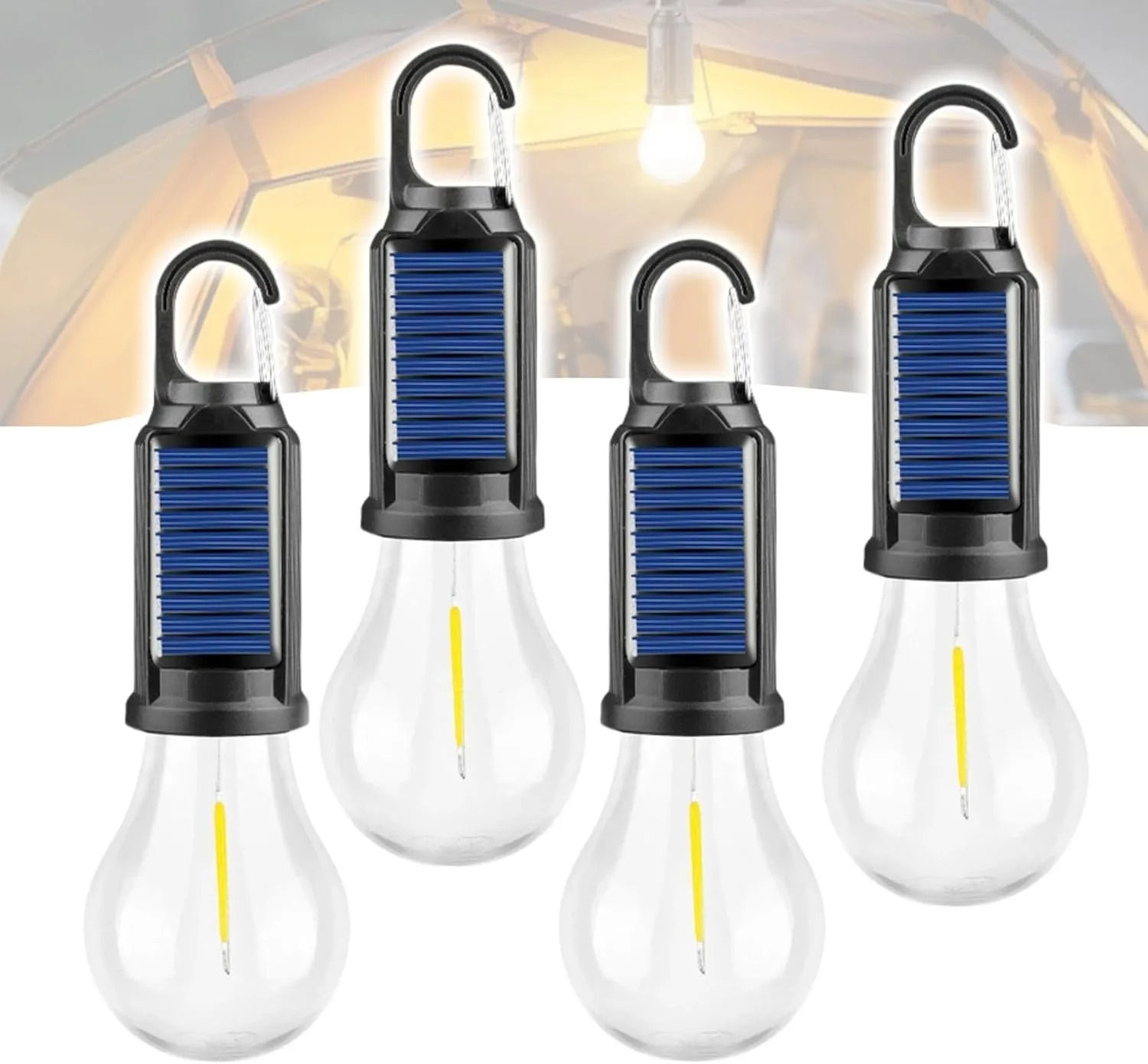 Outdoor USB Rechargeable LED Lamp Bulbs High Brightness Emergency Light Hook Up