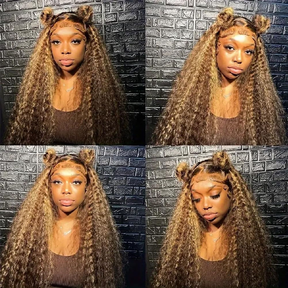 Thumbnail: 30 40 Inch Highlight 13x6 Hd Lace Frontal Wig Human Hair Pre Plucked Deep Wave 1