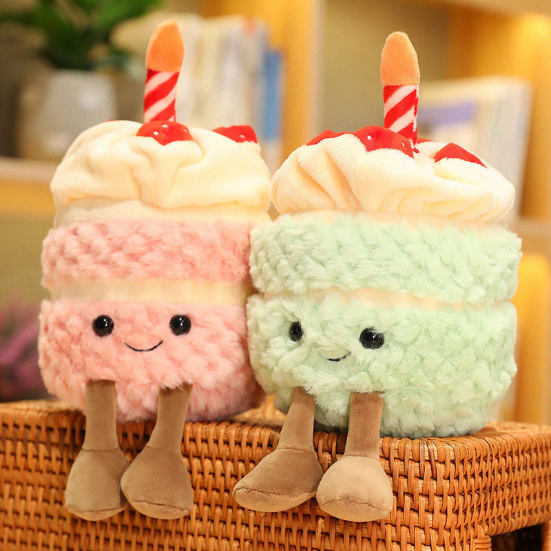 Thumbnail: Kawaii Cartoon Hot Cake Plush Doll High Quality Soft Stuffed Fruit Strawberry We