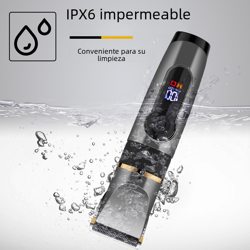 Thumbnail: Electric Hair Clipper with Ceramic Blade and LCD Display