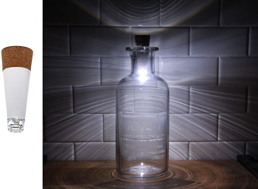 Thumbnail: USB Rechargeable Bottle Lights Mini Cork Shaped Craft Light Powered Cork Lights 