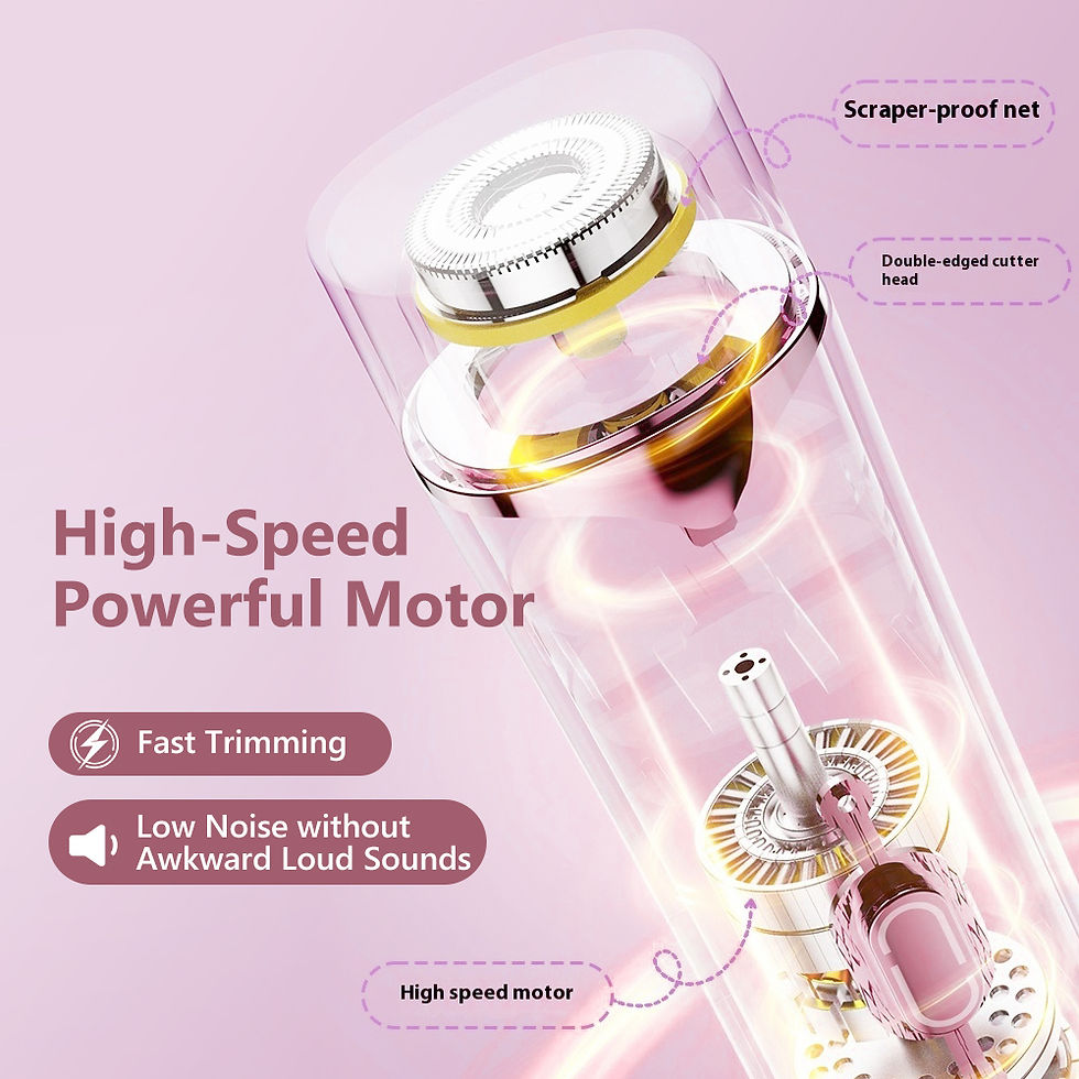 Thumbnail: Protable 2 IN 1 Lady Electric Shaver Double Head Dual Purpose Electric Razor & 