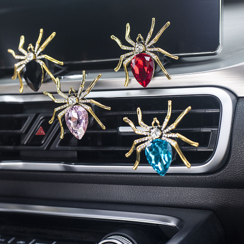 Thumbnail: Fun Spider Car Air Freshener Clip for Vent Decoration