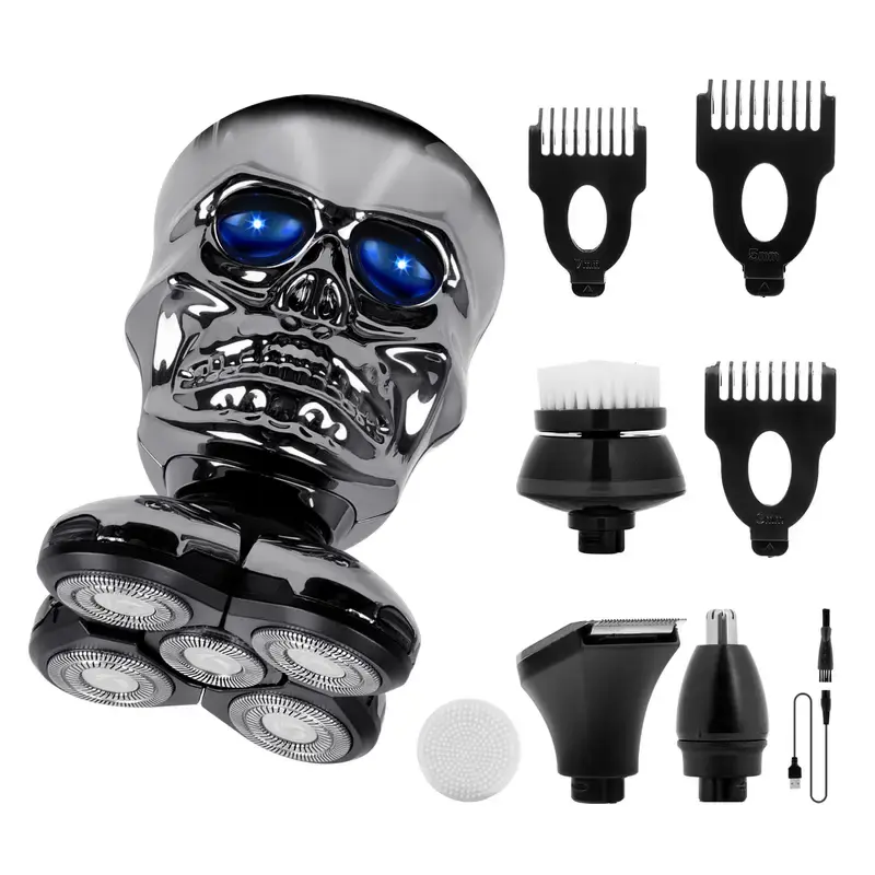 Thumbnail: 5-in-1 Cordless Electric Razor for Bald Men