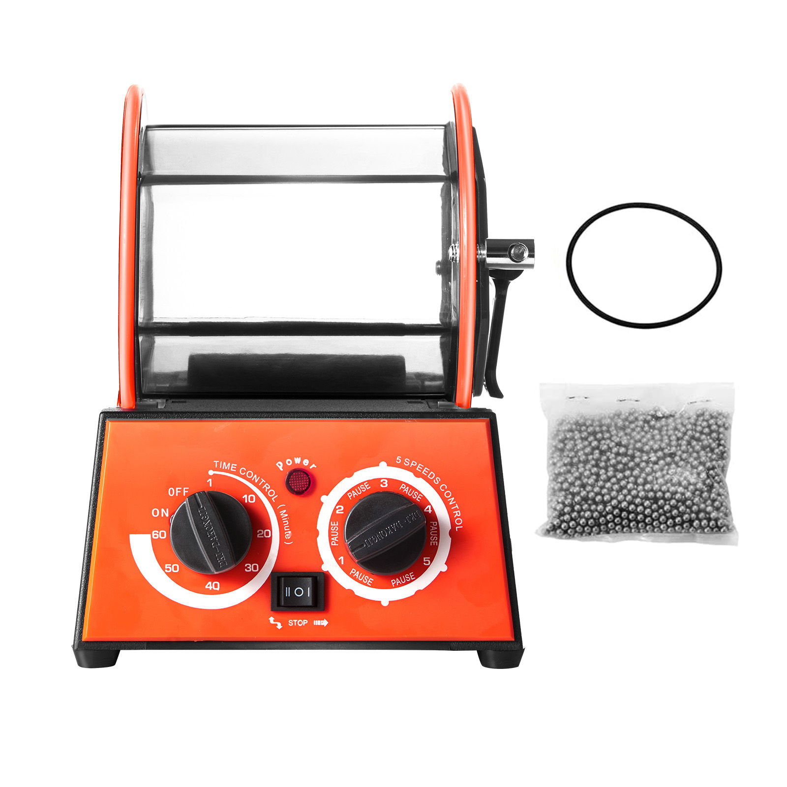 SucceBuy 3kg 5kg Rotary Tumbler Surface Polisher Jewelry Drum Polishing Machine
