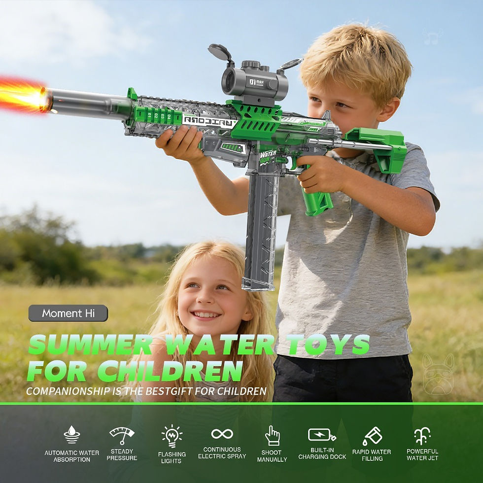 Thumbnail: MK9 Large Electric Water Gun Summer Outdoor Beach Firing Shooting Game Water Fig