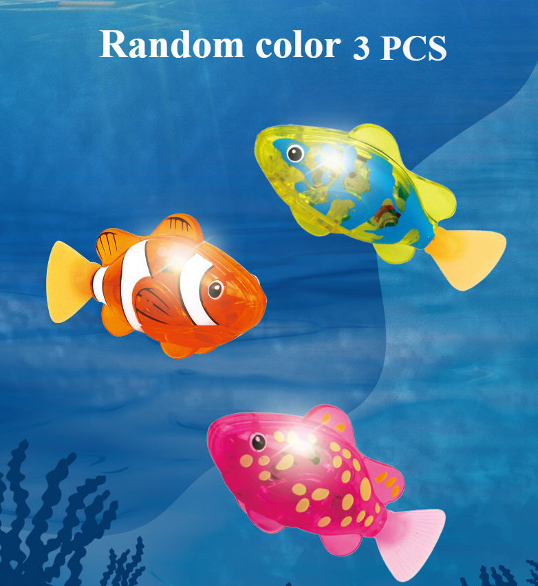 Thumbnail: Electronic Pet Sensing Light Shower Interactive Swimming Water Fish Children's T