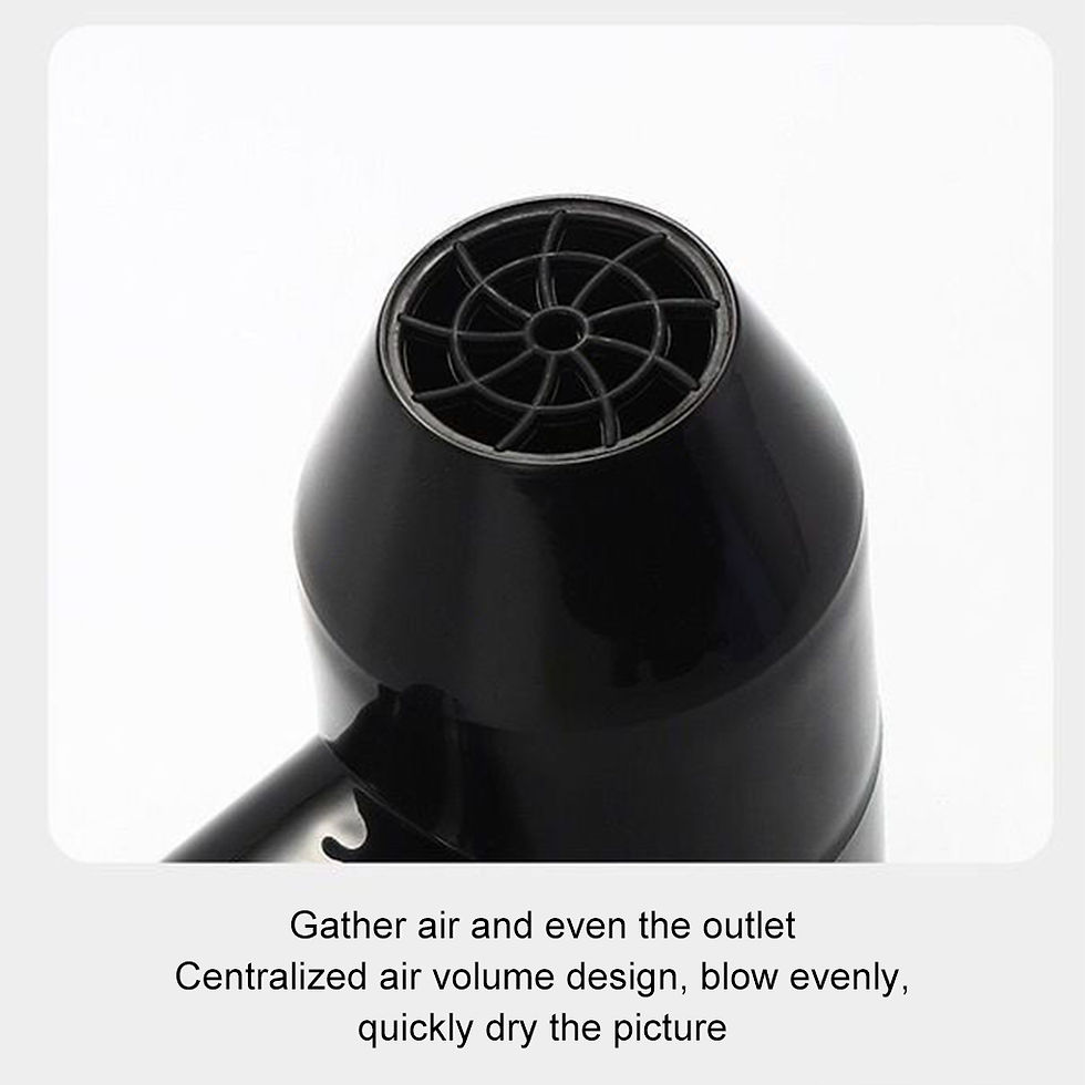 Thumbnail: Portable Cordless Hair Dryer Small Quiet Wireless Charging Low Noise Wireless Ha