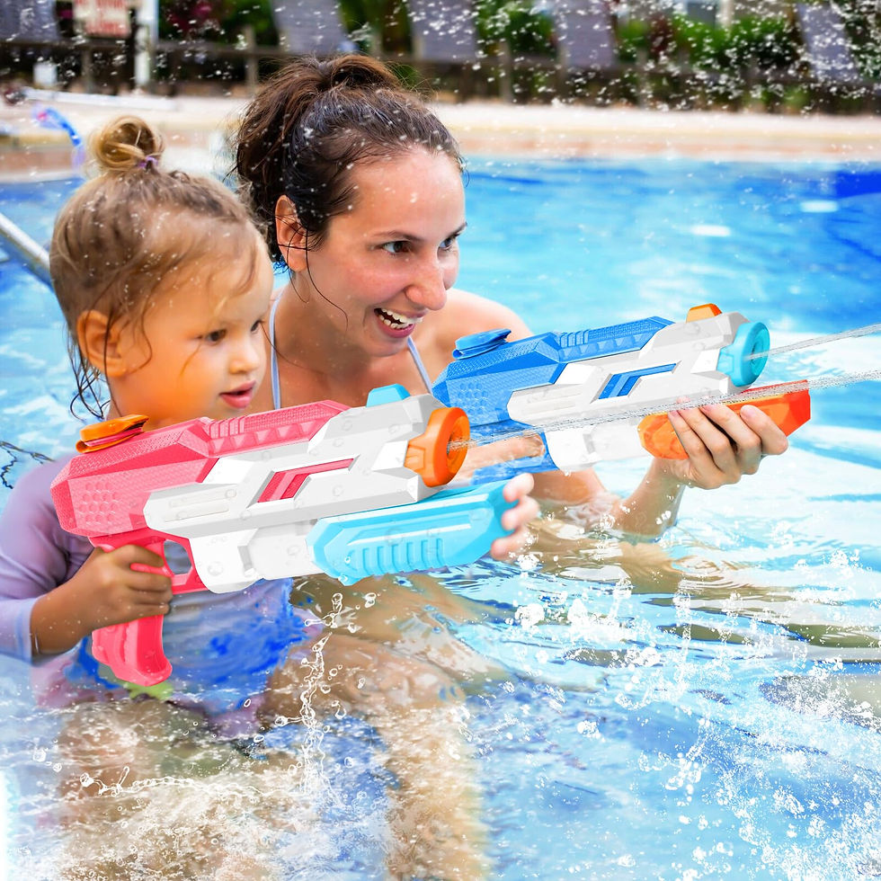 Thumbnail: 530cc Water Gun Toys for Kids Adult Squirt Blasters Super WaterGun Soaker with L